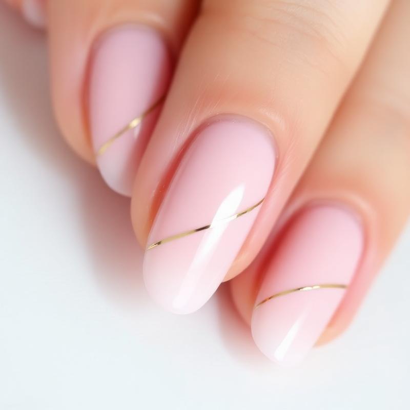 Líneas doradas minimalistas